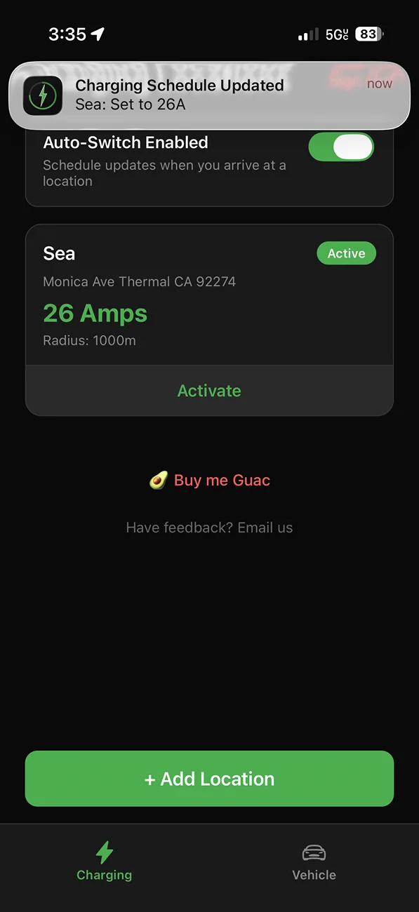 Rivian R1T R1S An App to easily change and save Amps on Rivian Charging (like Tesla) IMG_0344