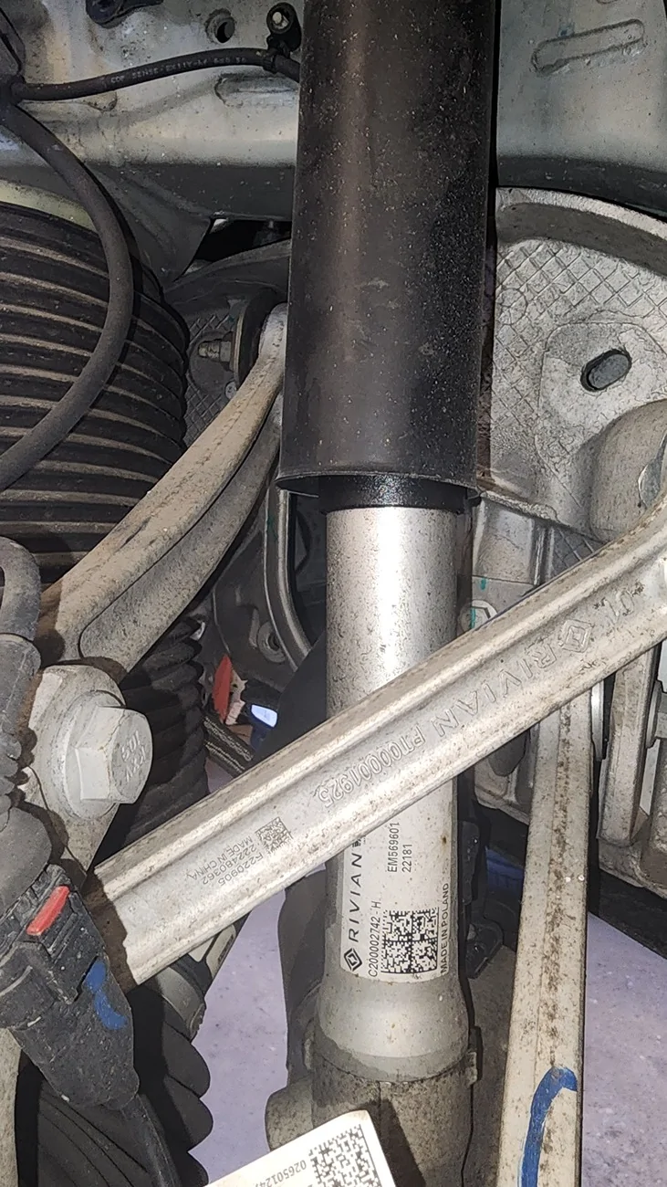 Rivian R1T R1S Rear Shock Leak - Warranty Denied 20260116_150934