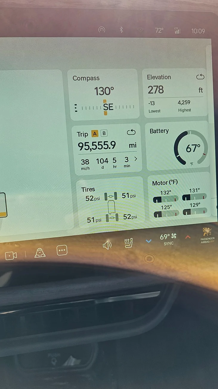 Rivian R1T R1S 100k miles on my Rivian R1T 20260114_100939