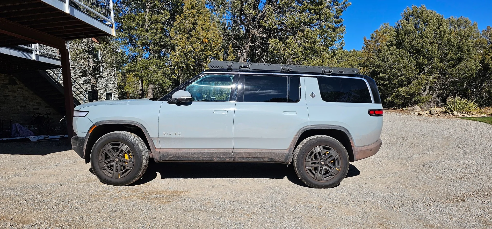 Rivian R1T R1S Custom r1s roof rack  from uptop overland 4runner rack 20260118_122036