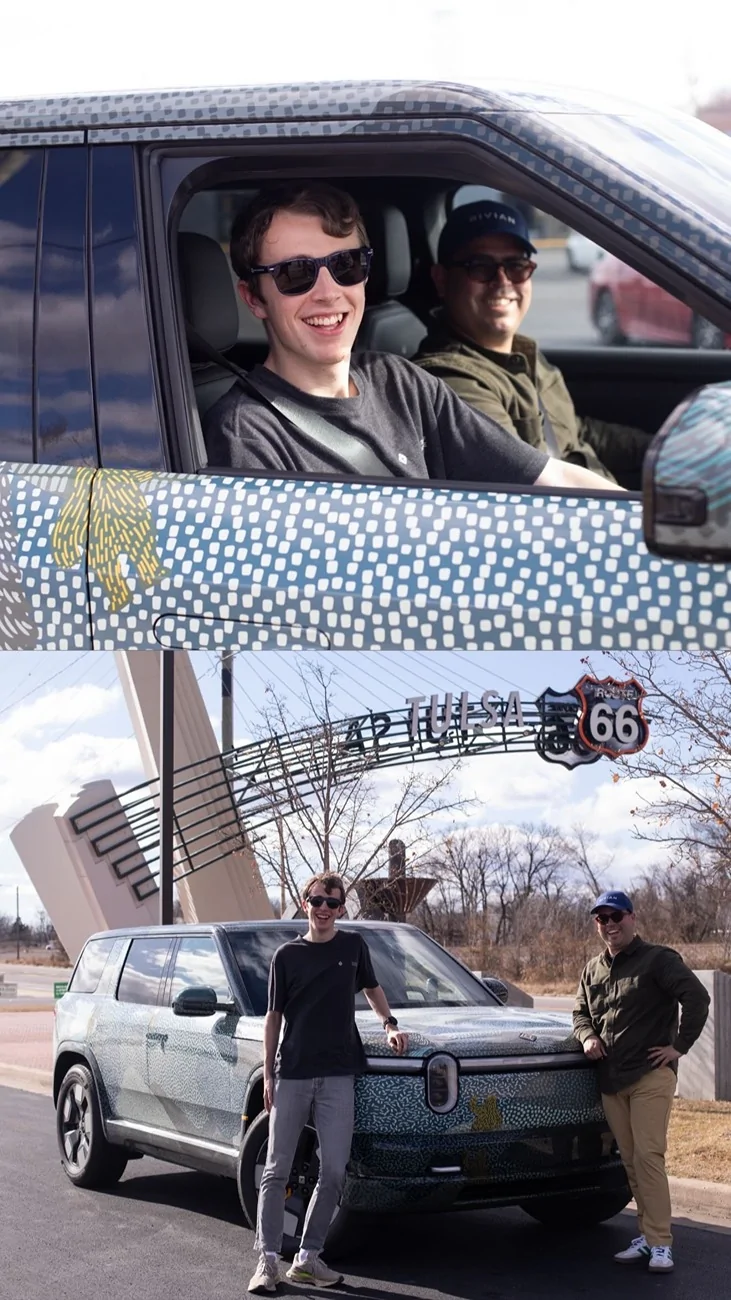 Rivian R1T R1S R2 updates from Route 66 road trip rivianofficial_1768782941_6678353802 (1)