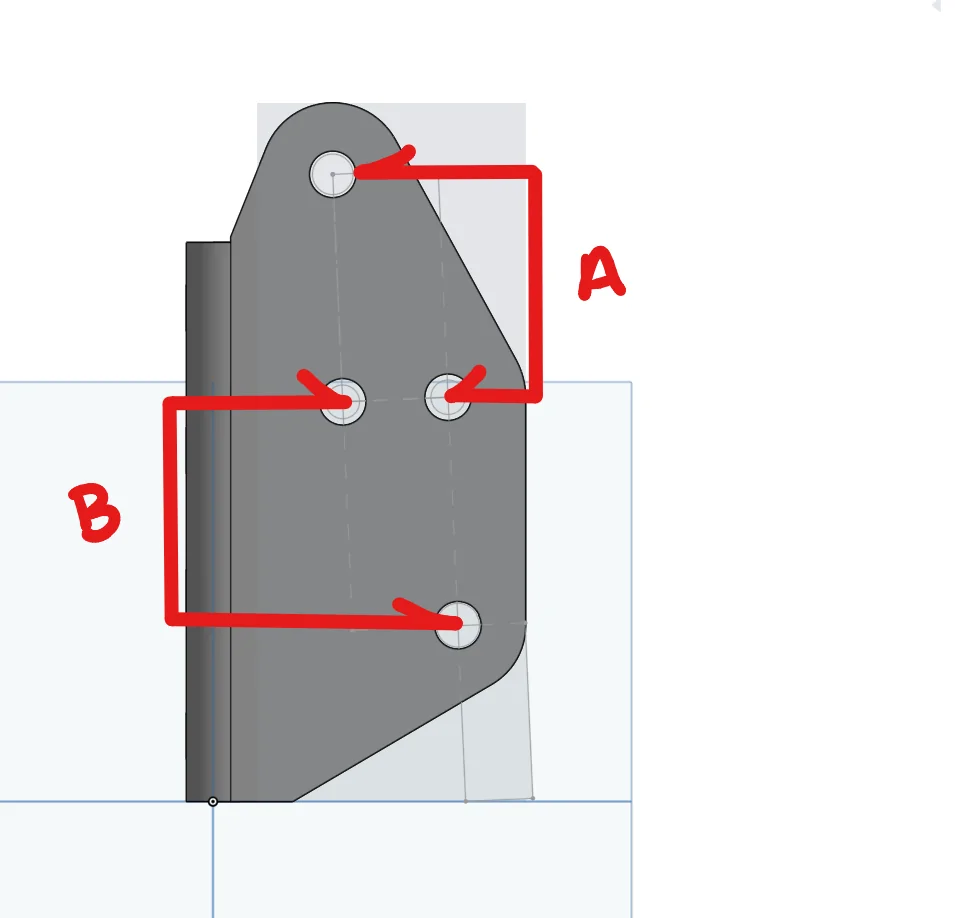 Rivian R1T R1S Rivian x Kammok + Side Mount Kit Solution. Bracket Hole 1