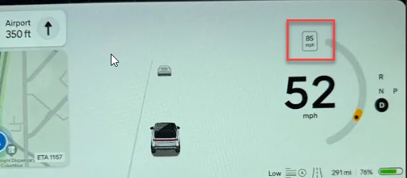 Rivian R1T R1S Displayed speed limit often wrong 1769032502296-sf