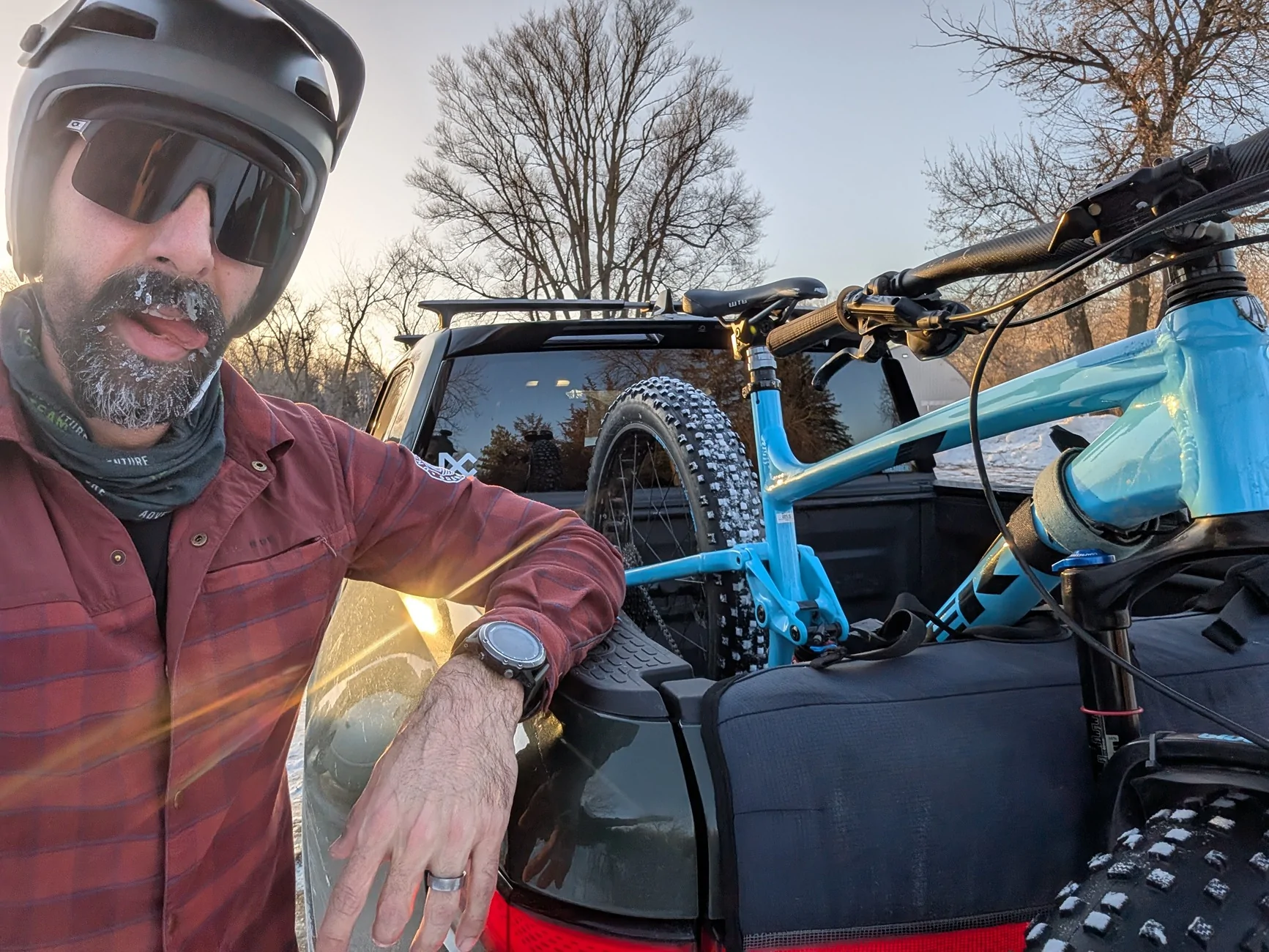 Rivian R1T R1S Blaupunkt e-bike: The folding e-bike Holy Grail - fits under the R1T V2 Tonneau PXL_20251220_215101633.MP
