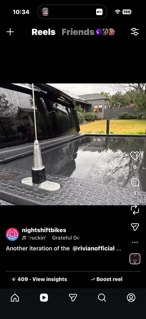 Rivian R1T R1S Antenna mounts IMG_8984