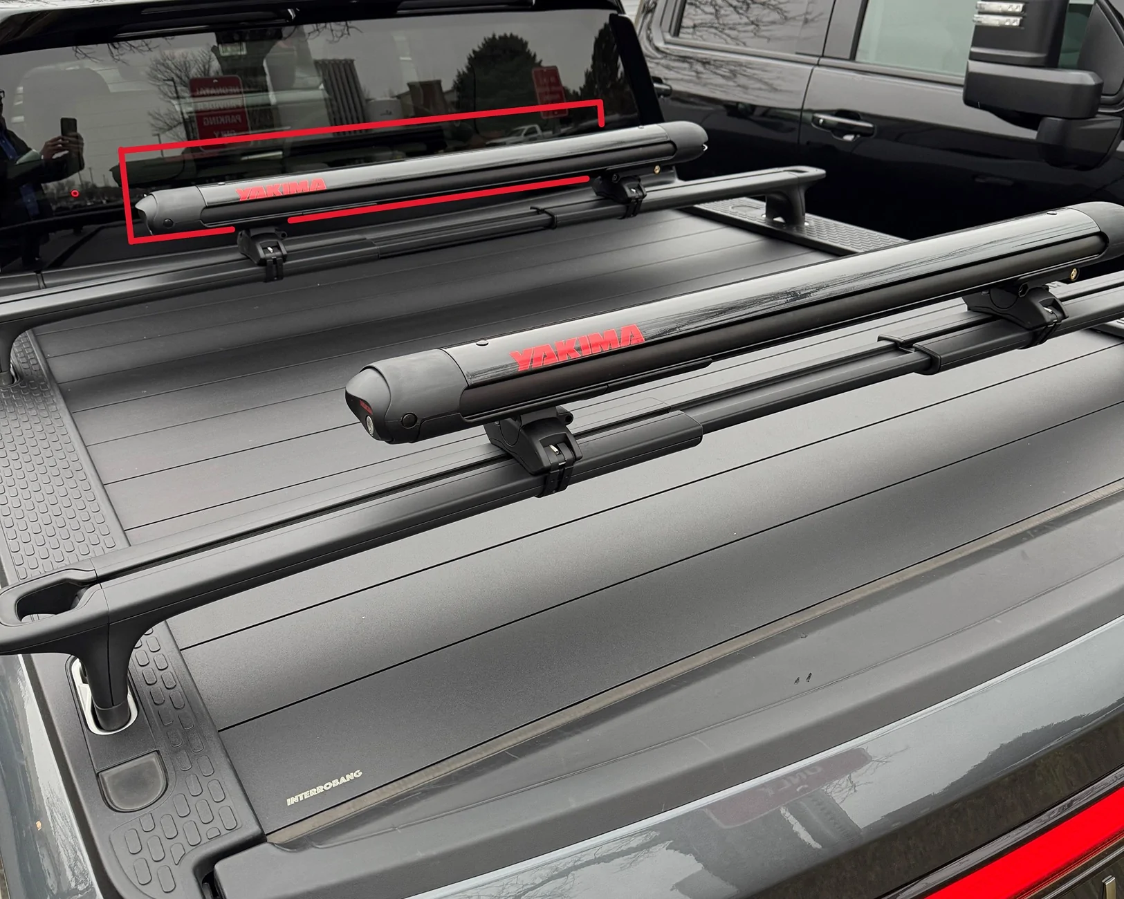 Rivian R1T R1S R1T Rear window protection from skis R1T Ski Rack