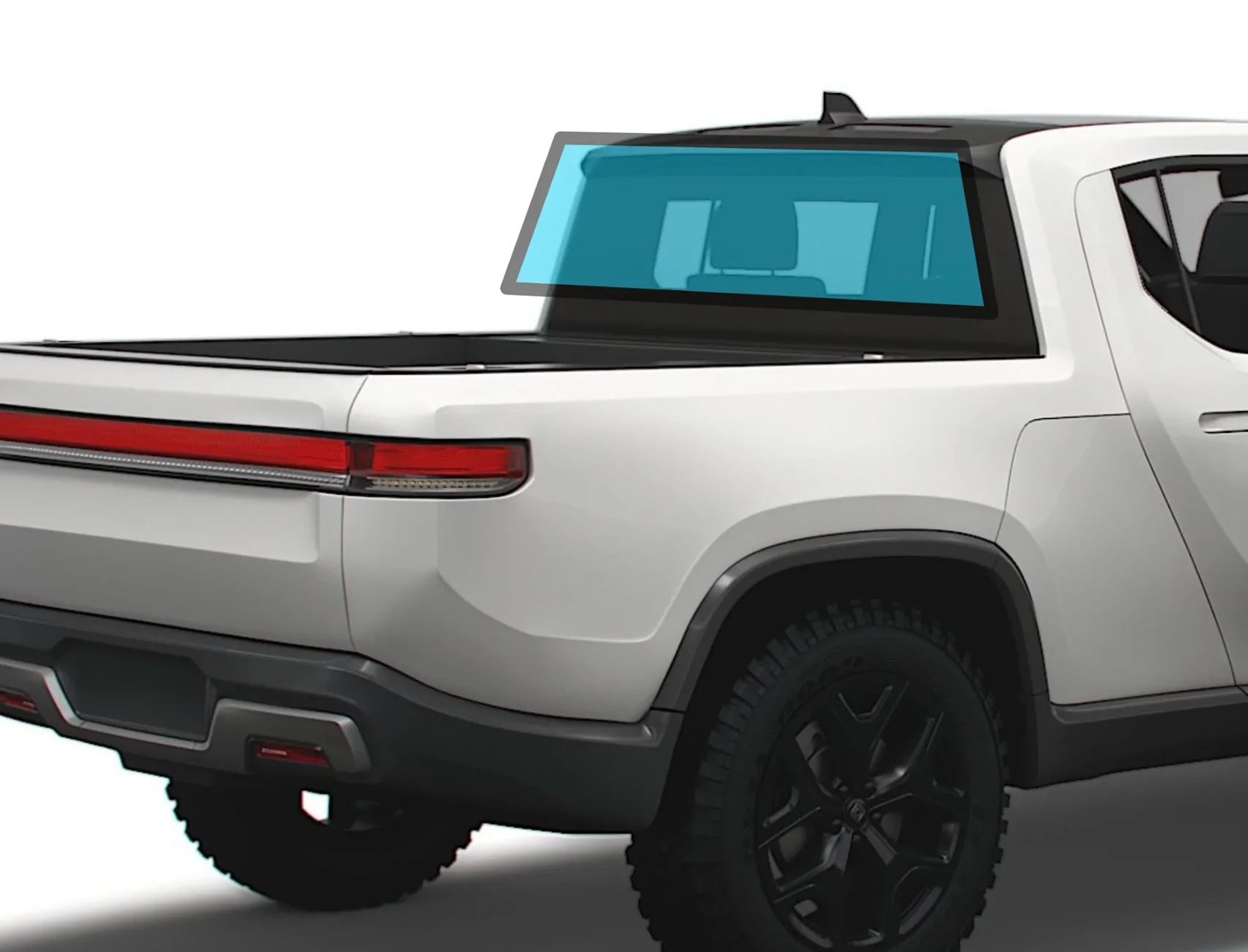 Rivian R1T R1S R1T Rear window protection from skis Screenshot 2026-01-23 at 3.05.41 PM