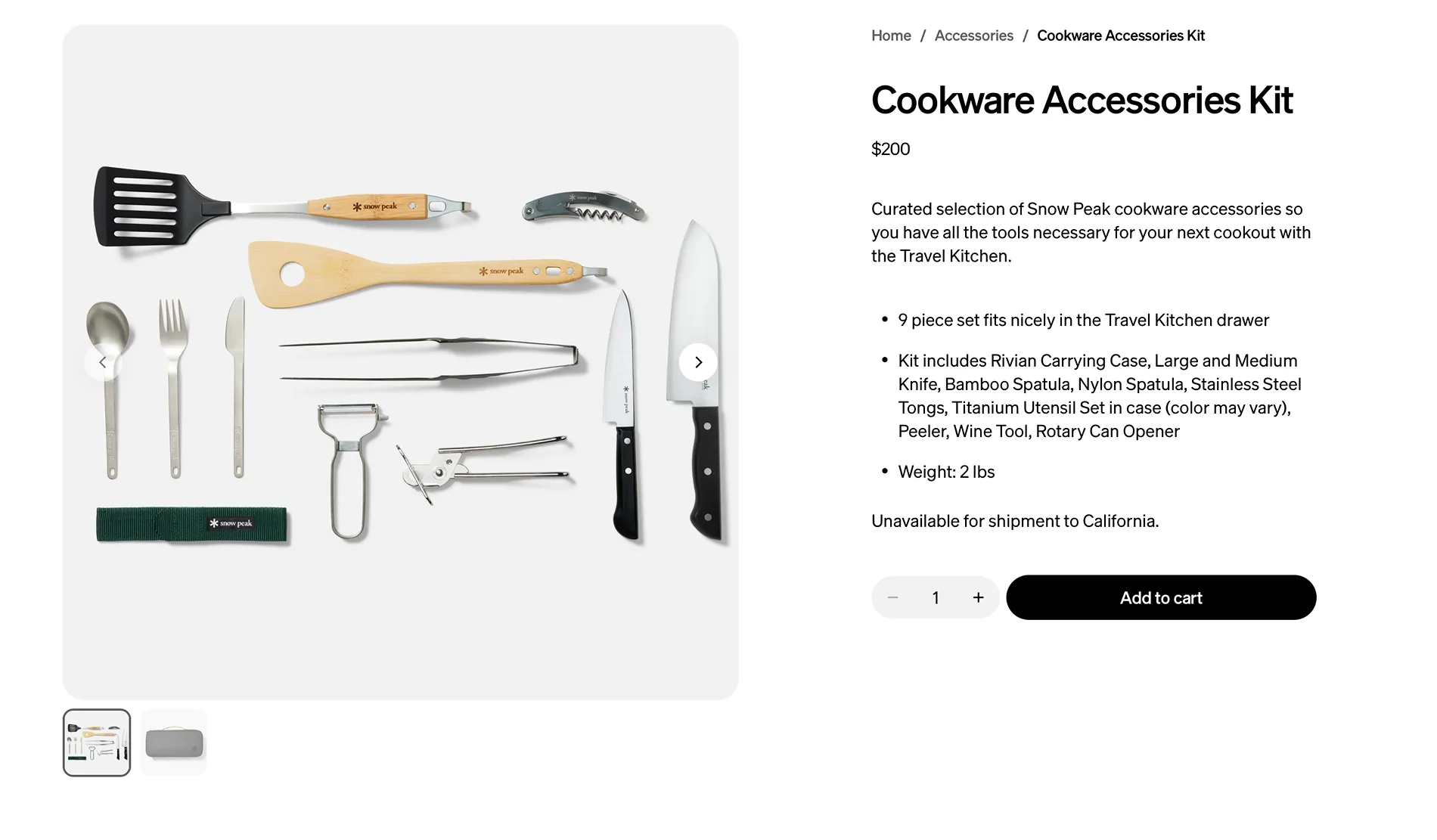 Rivian R1T R1S FOR SALE: Travel Kitchen & Cookware Accessories Kit 146517-ff3298c27a7a9632710623cadcd31d42