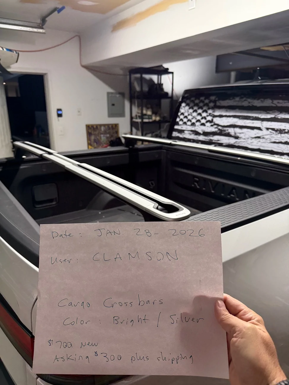 Rivian R1T R1S SOLD - Cargo crossbars for sale IMG_2140