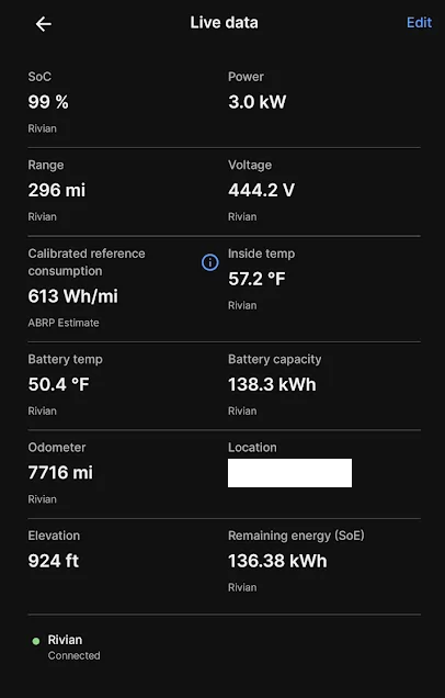 Rivian R1T R1S Strange calibration issue on gen2 Max Pack - service has not seen this before 1769789792341-yz