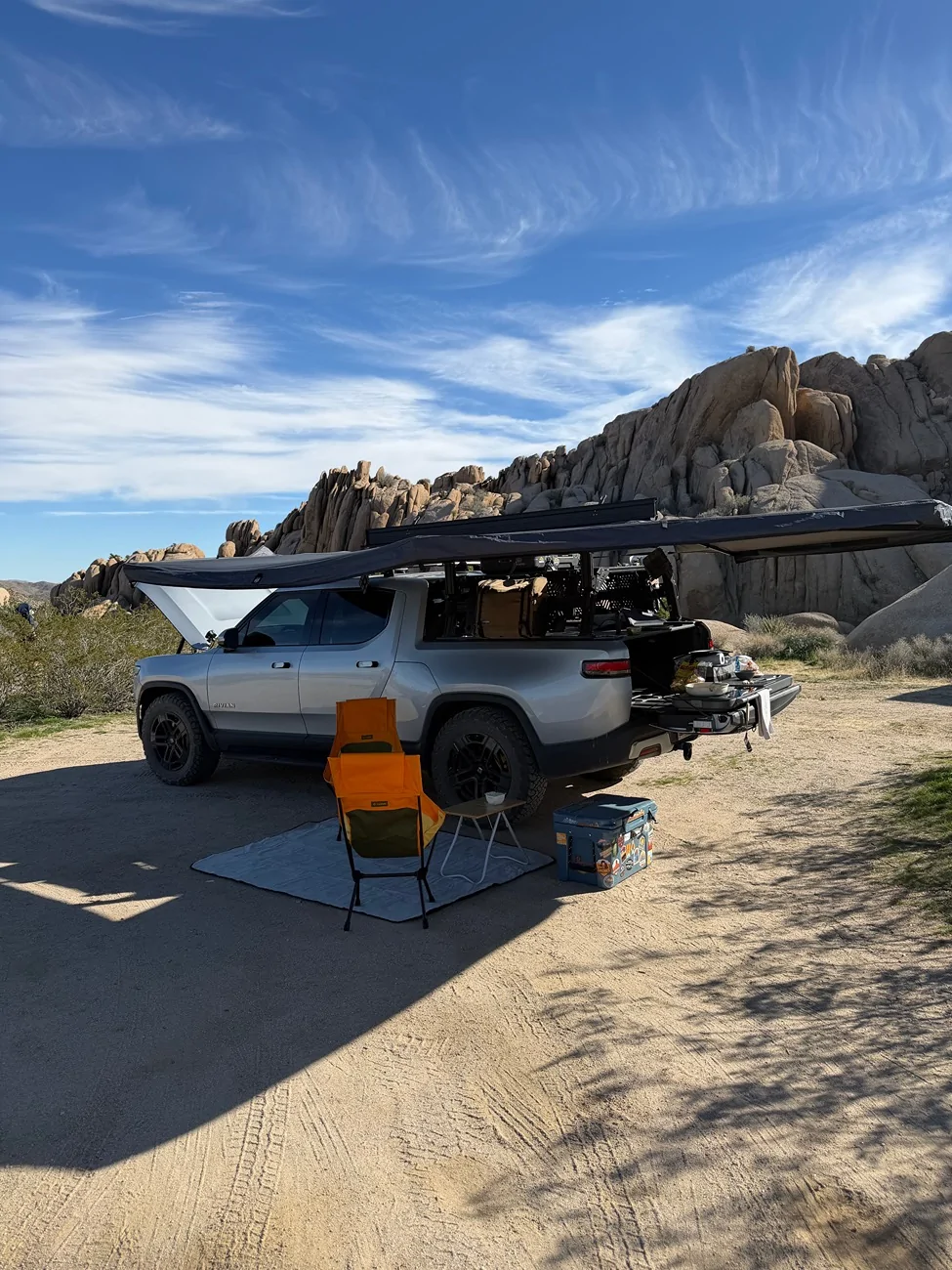 Rivian R1T R1S Overlanding: Power Consumption & Camp Mode IMG_1356