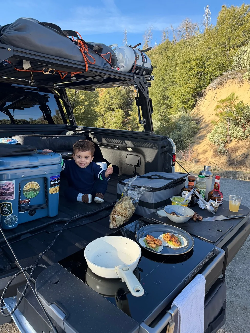 Rivian R1T R1S Overlanding: Power Consumption & Camp Mode IMG_9862