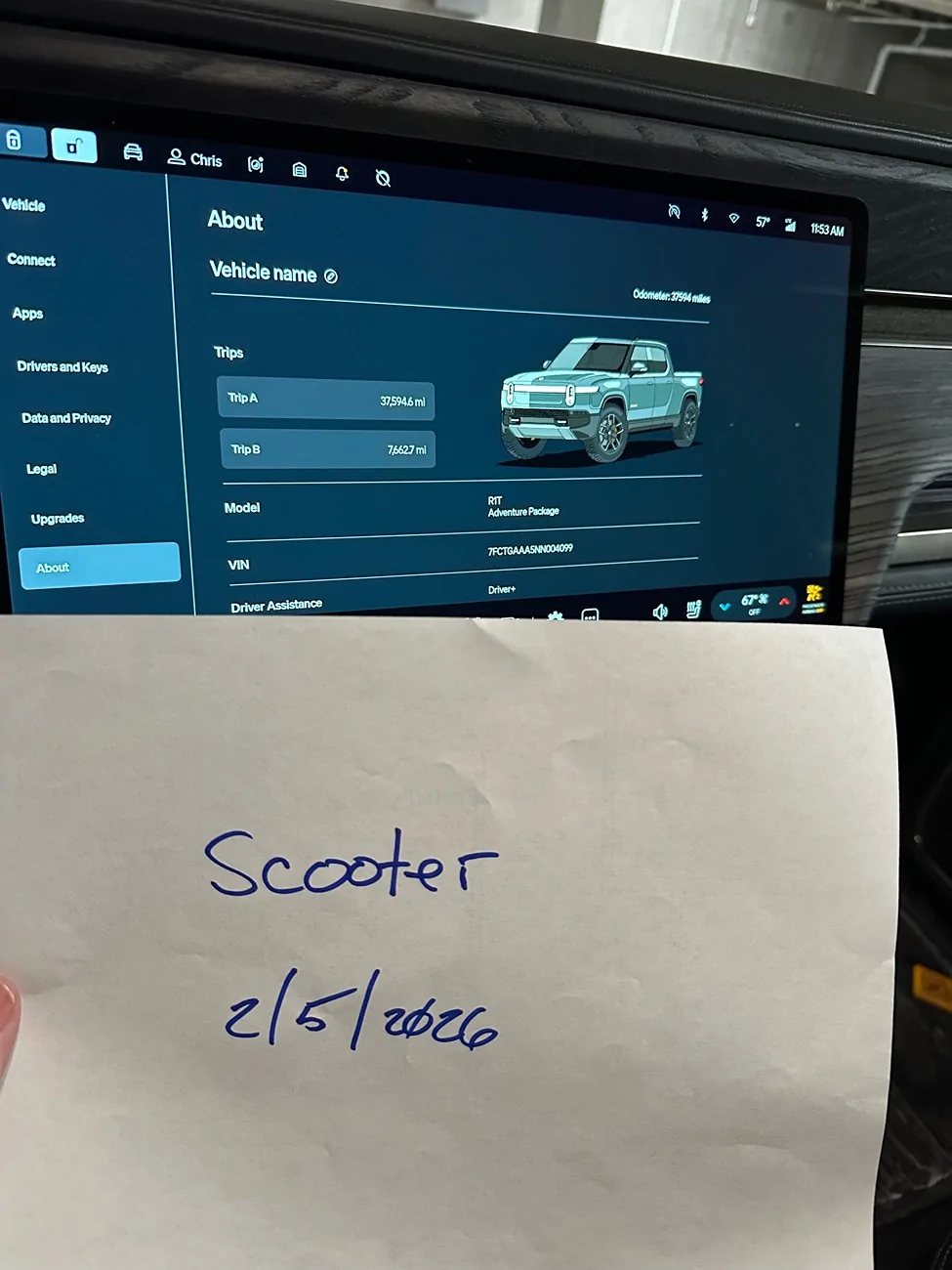 Rivian R1T R1S Sold 2022 Rivian R1T Adventure IMG_3381