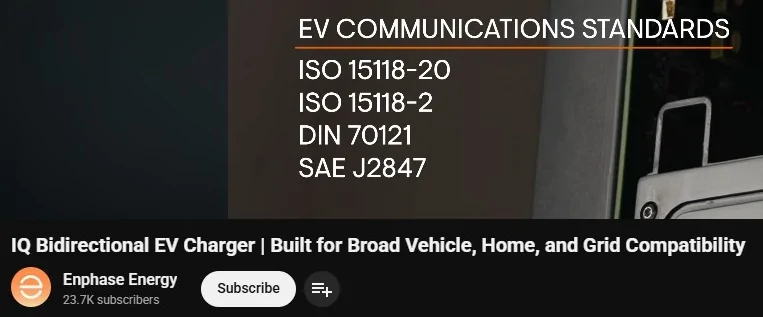Rivian R1T R1S Rivian V2X V2H Solution available now using PointGuard/Sigenergy BiDirectional? Enphase IQ Bidirectional EV Charger _ Built for Broad Vehicle, Home, and Grid Com