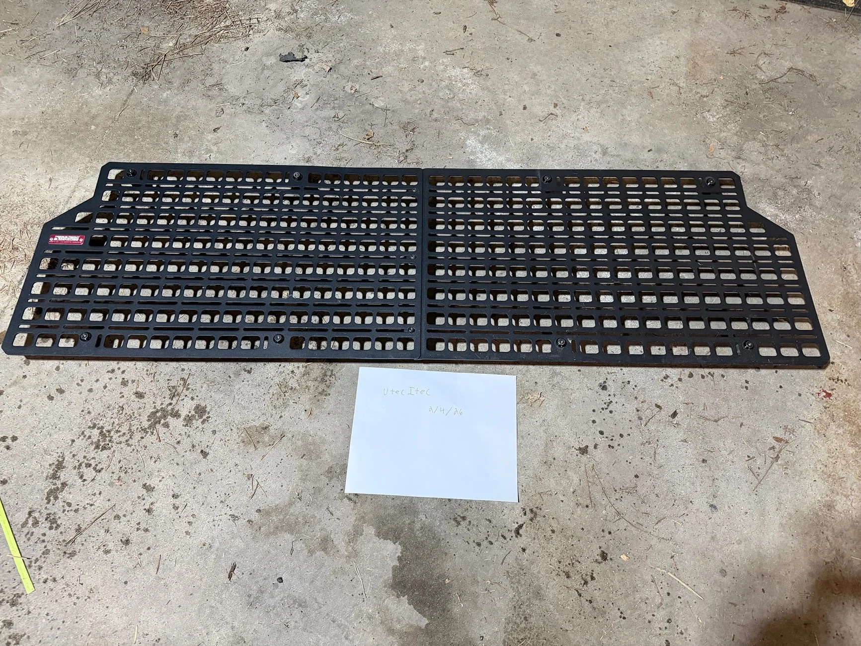Rivian R1T R1S R1T Accessories - Bed Extender, Crossbars, MAXTRAX, Gear Tunnel Slide, Mud Flaps & More IMG_1902
