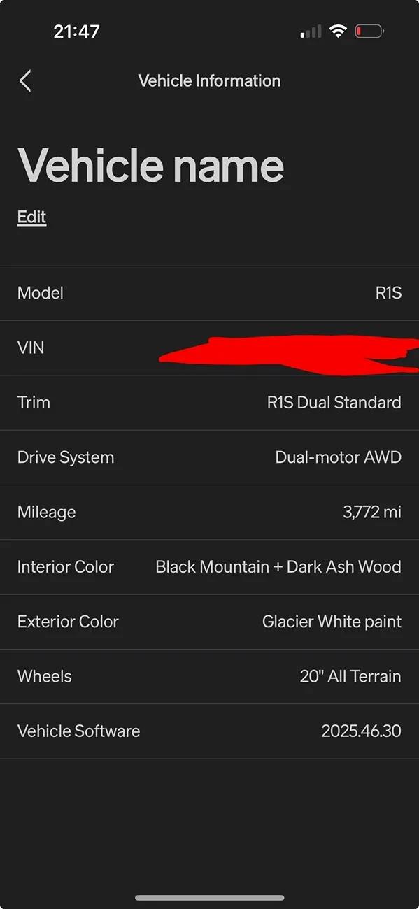 Rivian R1T R1S Gen 2 R1S Lease Takeover Question IMG_9768