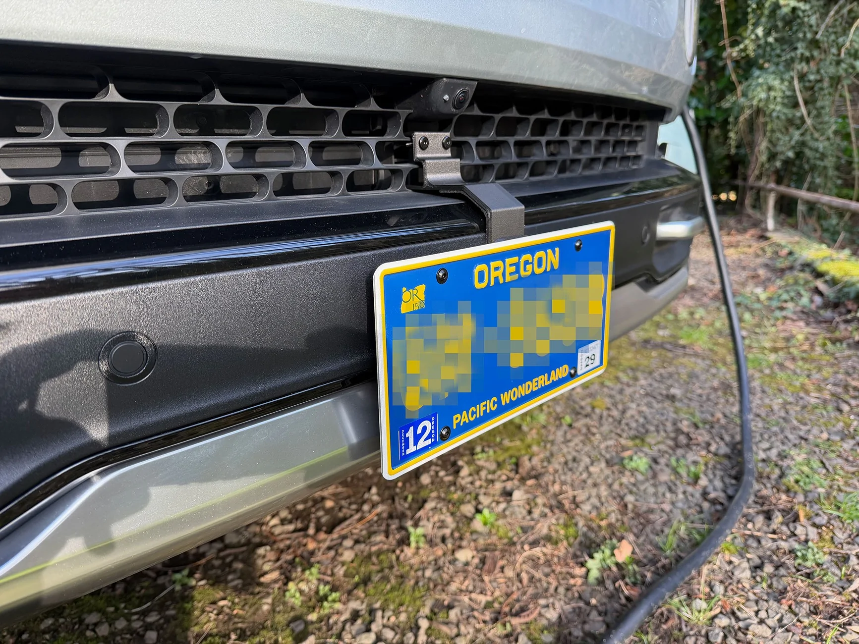 Rivian R1T R1S R1S Front License Plate Holder recommendation Plate1
