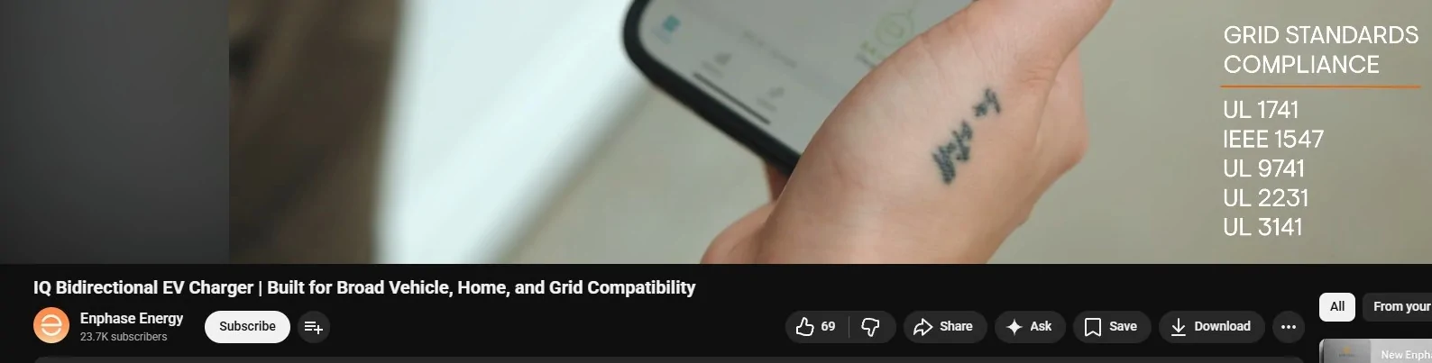 Rivian R1T R1S Tips for using Rivian as power bank for storm Grid standards - IQ Bidirectional EV Charger _ Built for Broad Vehicle, Home, an