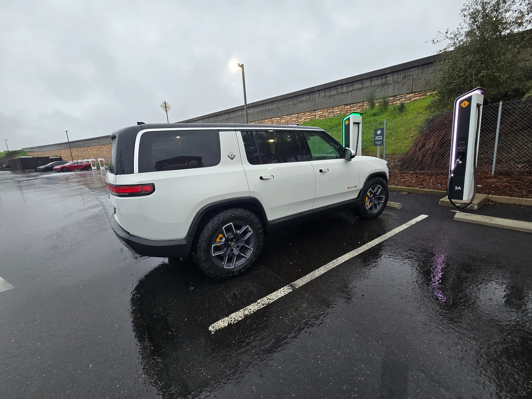Rivian R1T R1S Day 1 Snowstorm, screens blacked out 1000008663