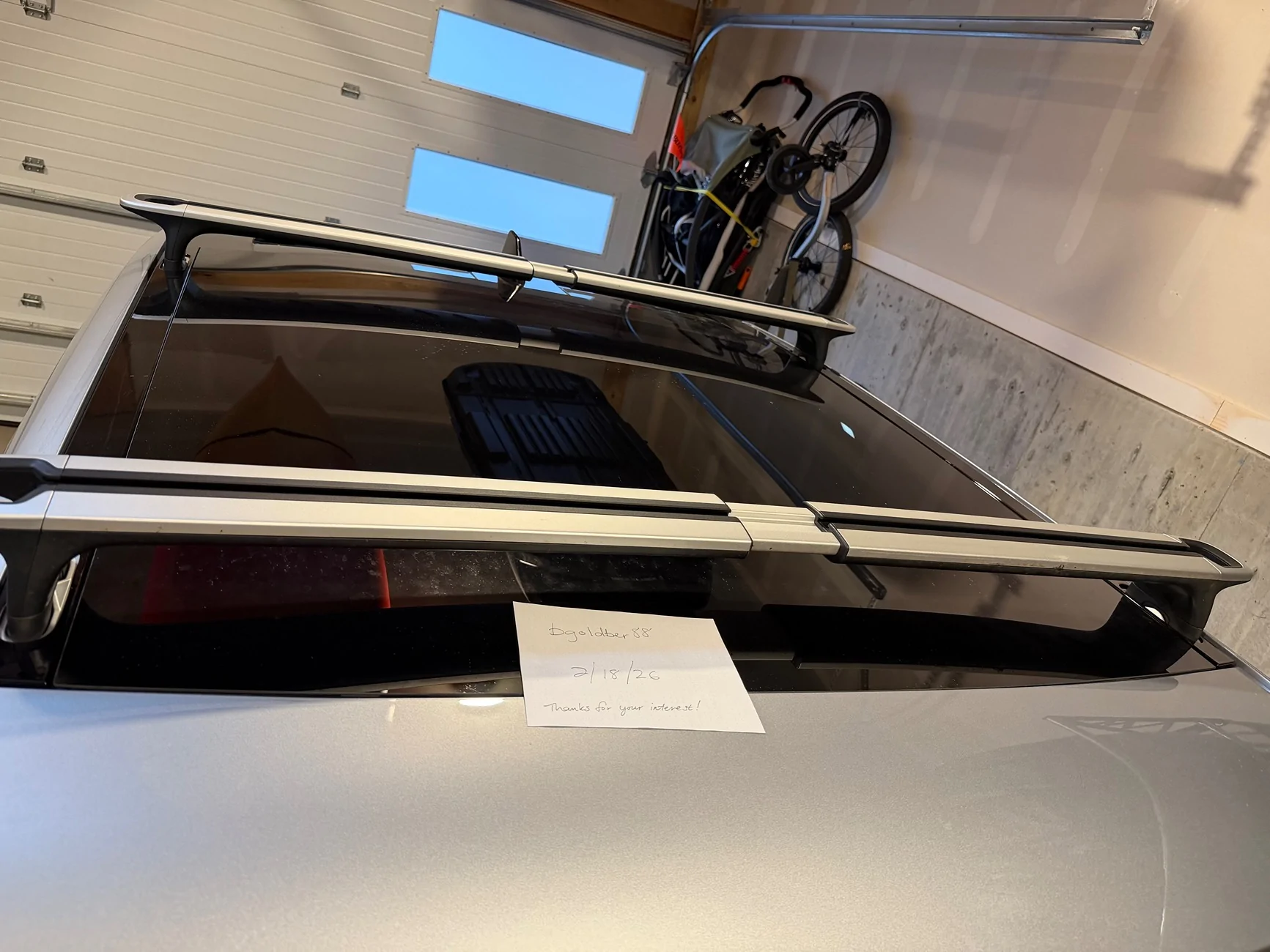 Rivian R1T R1S Rivian OEM Crossbars - 2 keys - $400 OBO IMG_1410
