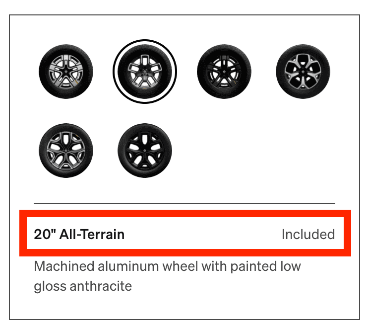 Rivian R1T R1S "Out" of 21's? Ha! Screen Shot 2022-02-27 at 4.26.52 PM