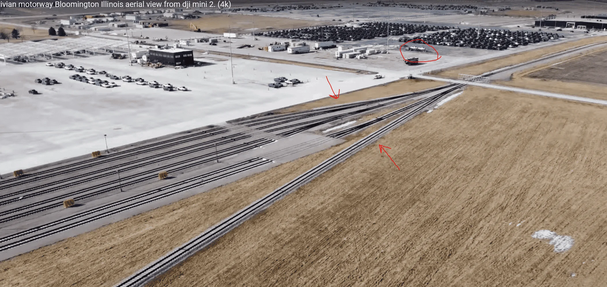 Rivian R1T R1S Normal Factory Drone Footage - 2/26/22 1646080139269