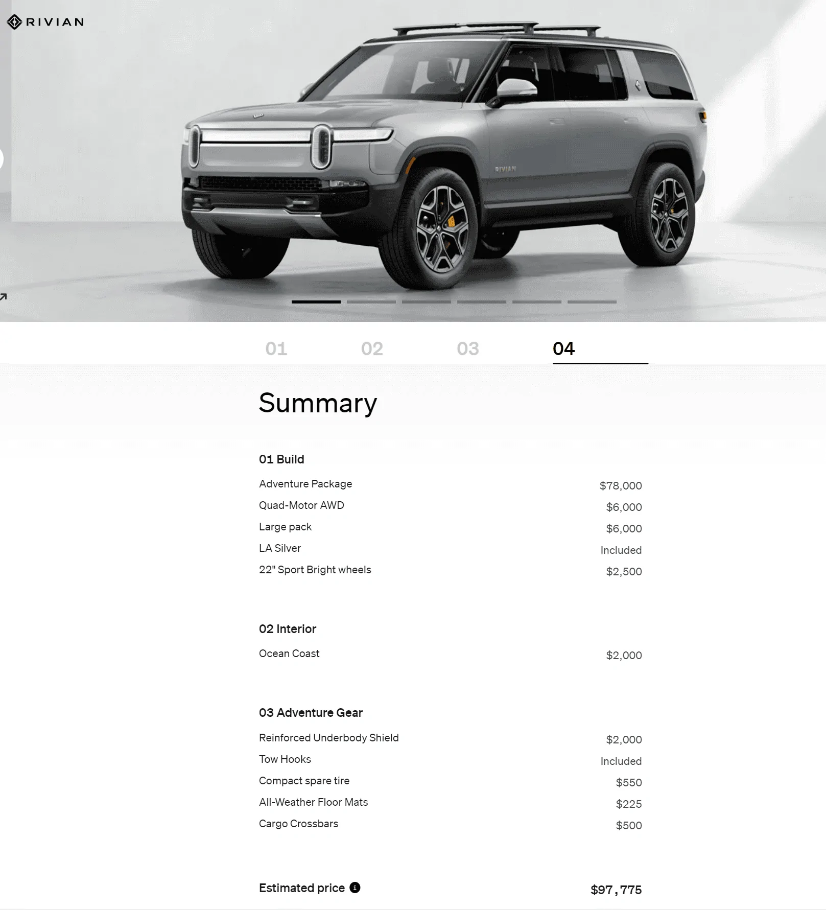 Rivian R1T R1S R1T & R1S Updated Pricing, Configuration, Specs. Dual Motor Now Available 1646172712276