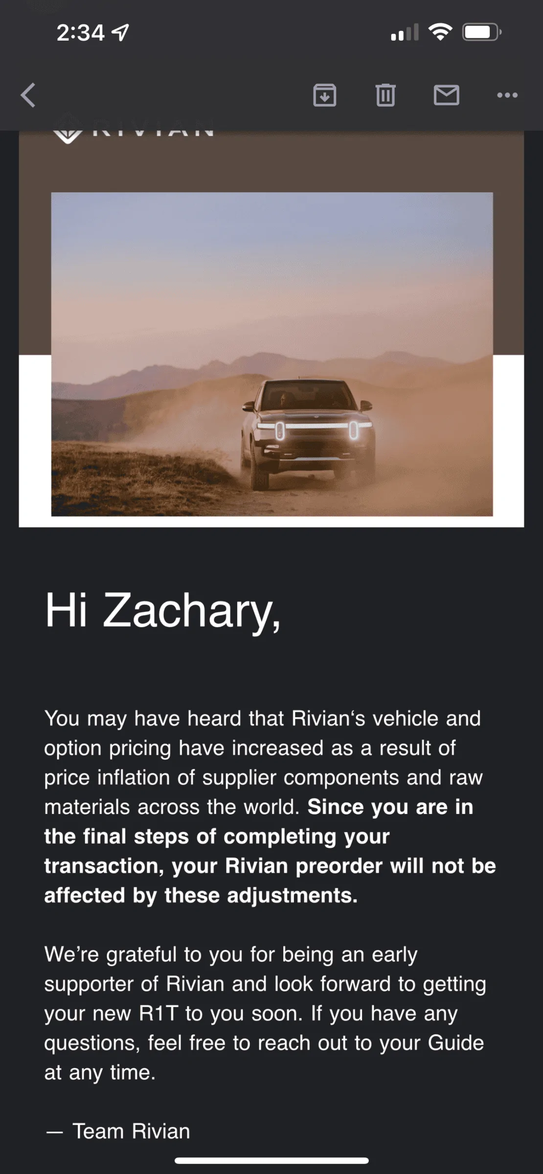 Rivian R1T R1S R1T & R1S Updated Pricing, Configuration, Specs. Dual Motor Now Available 51351352-5637-4693-8D06-83D7B3A207EC