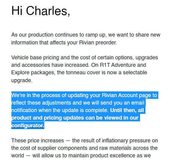 Rivian R1T R1S R1T & R1S Updated Pricing, Configuration, Specs. Dual Motor Now Available 1646176234019