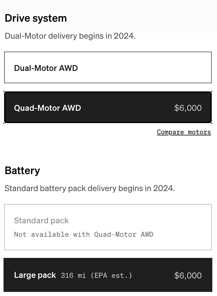 Rivian R1T R1S Dual or Quad Motor? QuadR1S