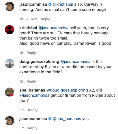 Rivian R1T R1S Apple CarPlay and Android for R1T / R1S? Screen Shot 2022-03-03 at 2.12.24 PM