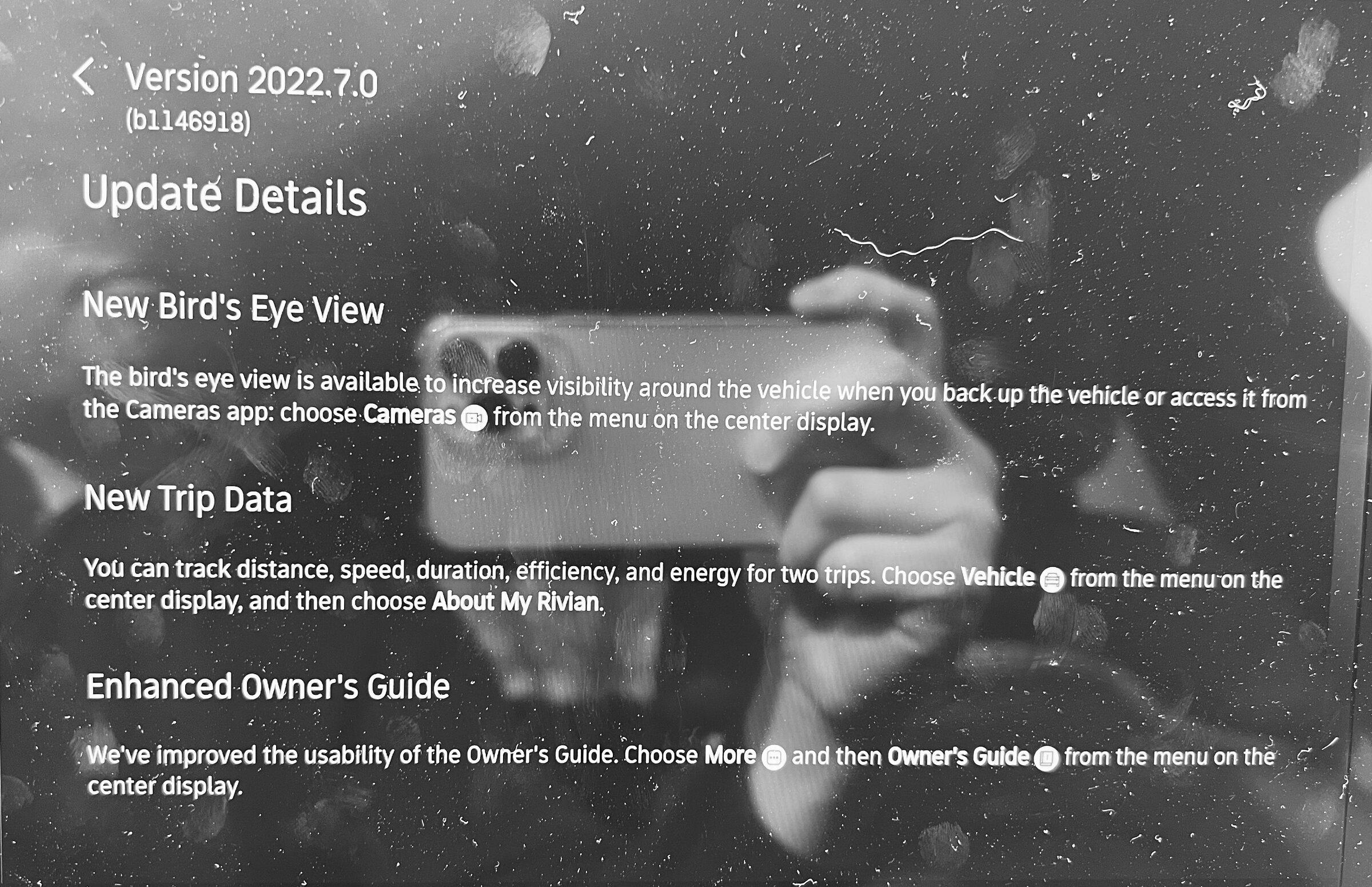 Rivian R1T R1S 2022.7 OTA software is a BIG Update B78E1CEF-4118-4C89-A1D4-B5076DCB1C41