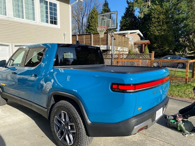 Rivian R1T R1S My Rivian Blue R1T is Delivered!! IMG_3448