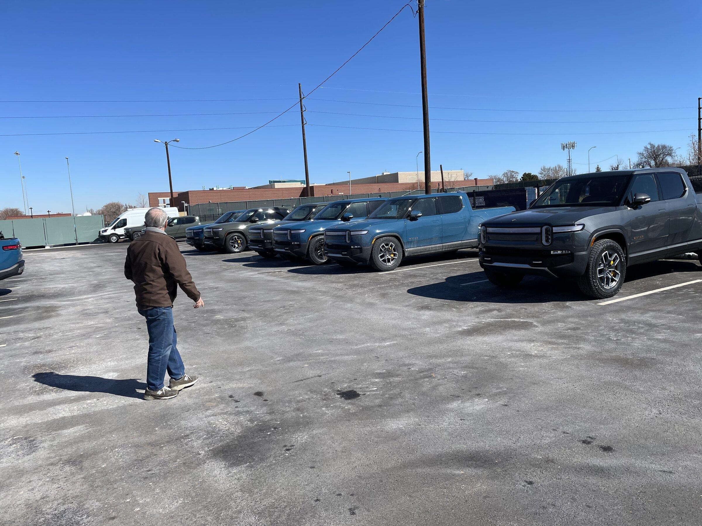 Rivian R1T R1S Denver service center received 21 R1T Today 7FEA0620-DA6C-48F5-9868-19615C566ADD