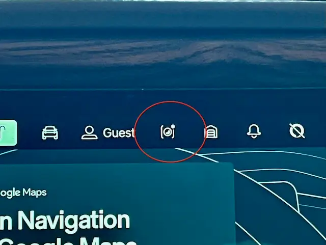 Rivian R1T R1S What is this icon at the top of the center screen? IMG_4426