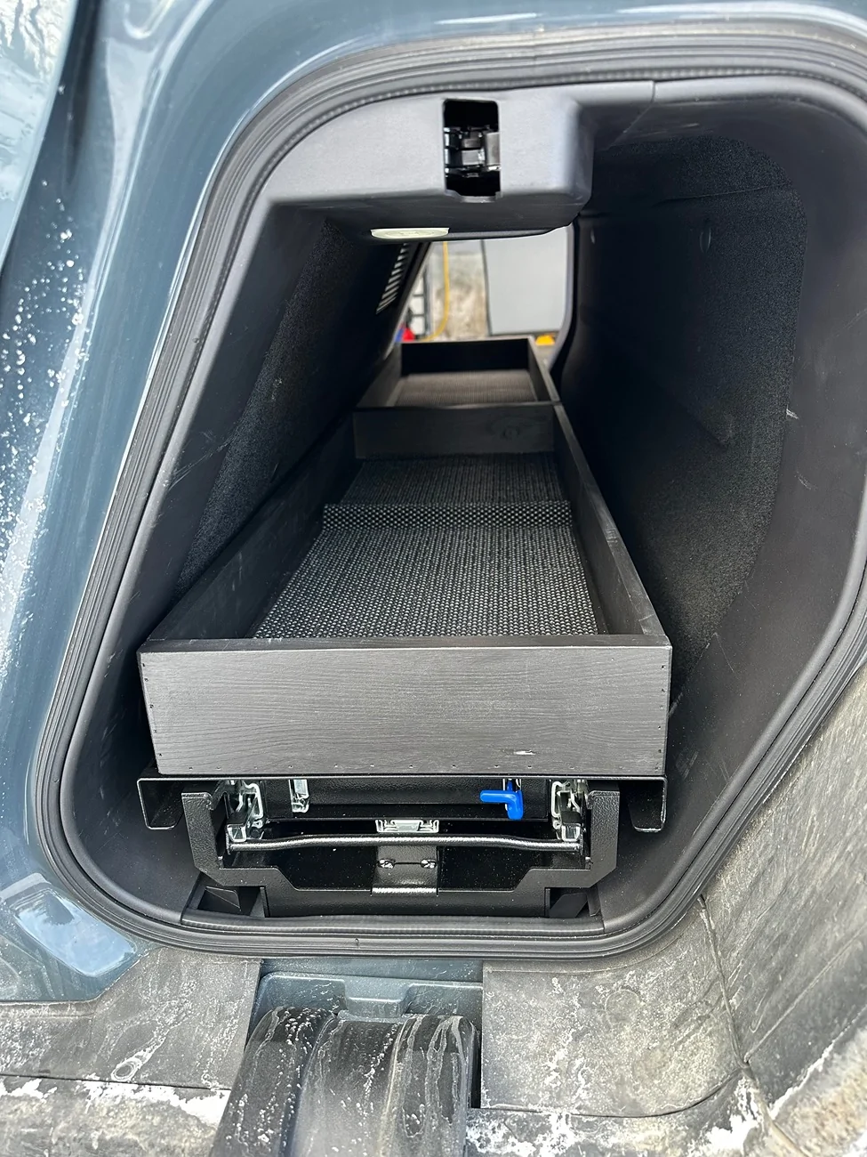Rivian R1T R1S FS - RMAXX gear tunnel sleds w/custom boxes $600 IMG_7029