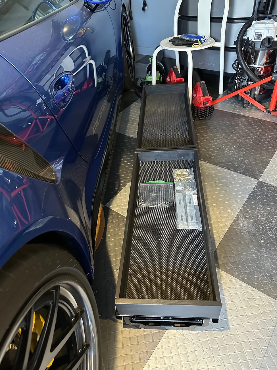 Rivian R1T R1S FS - RMAXX gear tunnel sleds w/custom boxes $600 IMG_7087