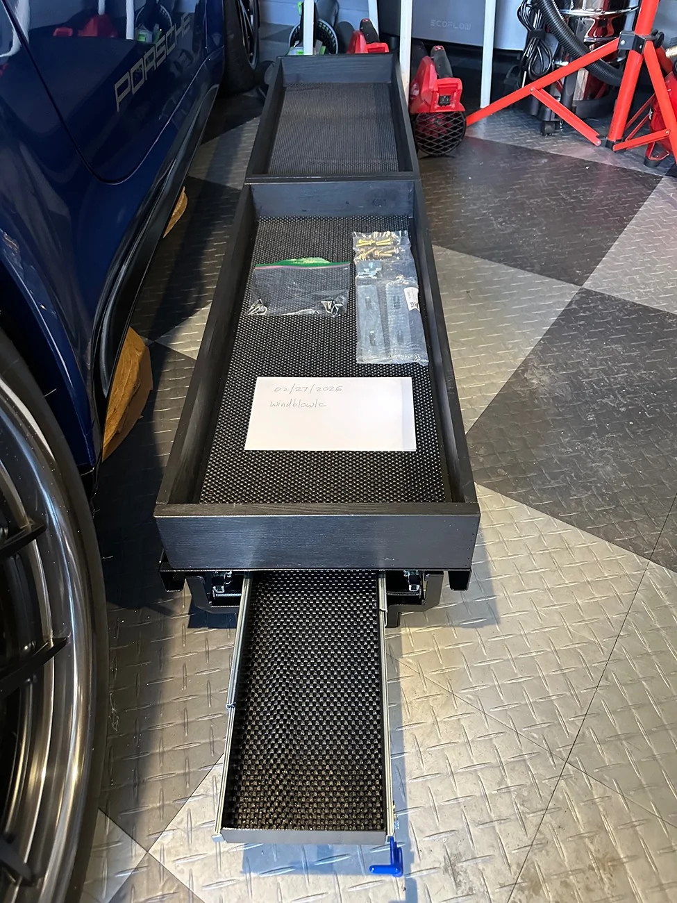 Rivian R1T R1S FS - RMAXX gear tunnel sleds w/custom boxes $600 IMG_7088