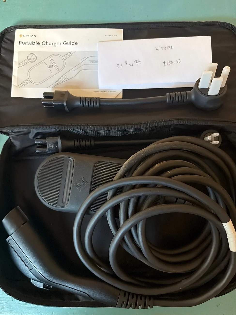 Rivian R1T R1S (used) Rivian Portable Charger - J1772 imag