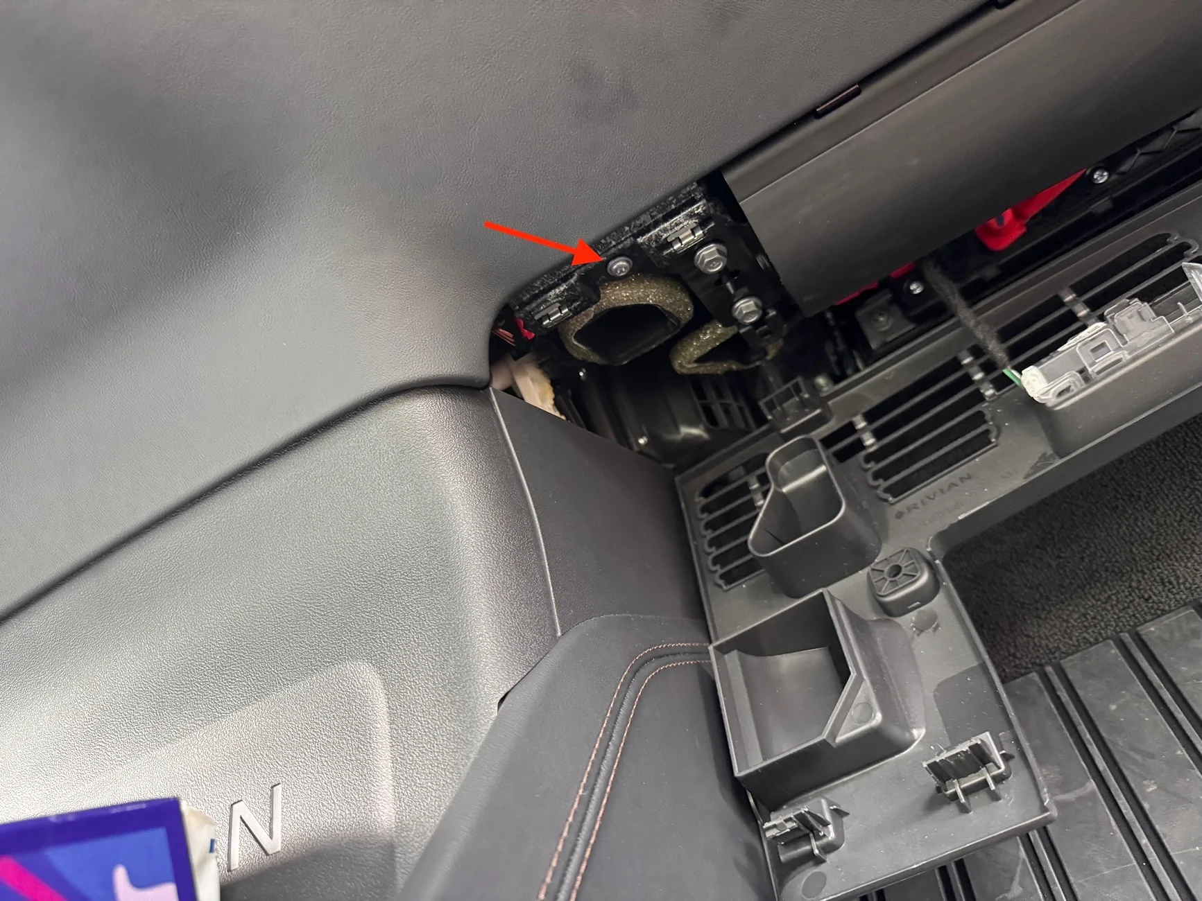Rivian R1T R1S 50W Mobile GMRS Hidden Install - Midland MXT575 (full DIY build) IMG_2578