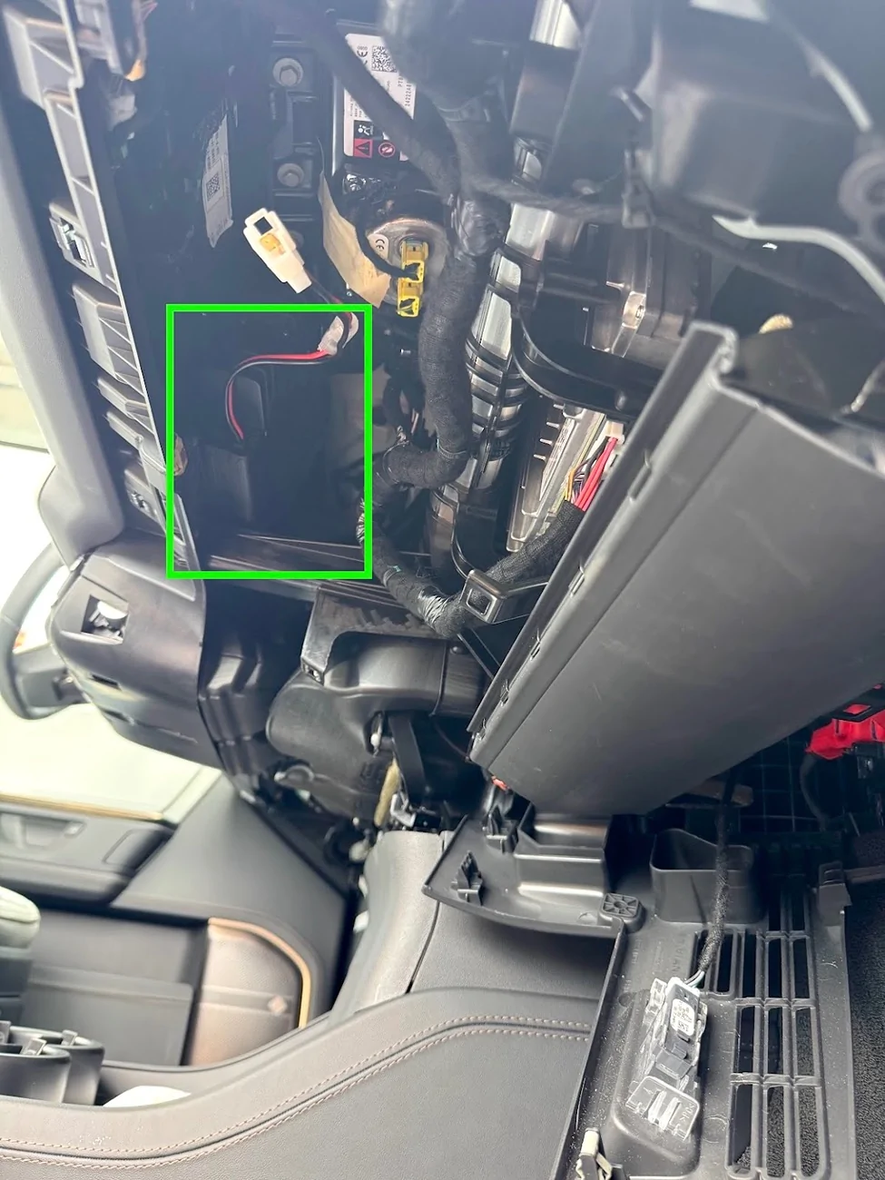 Rivian R1T R1S 50W Mobile GMRS Hidden Install - Midland MXT575 (full DIY build) IMG_2635