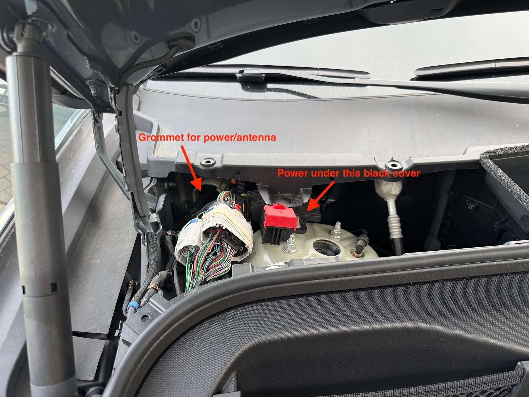 Rivian R1T R1S 50W Mobile GMRS Hidden Install - Midland MXT575 (full DIY build) IMG_2593