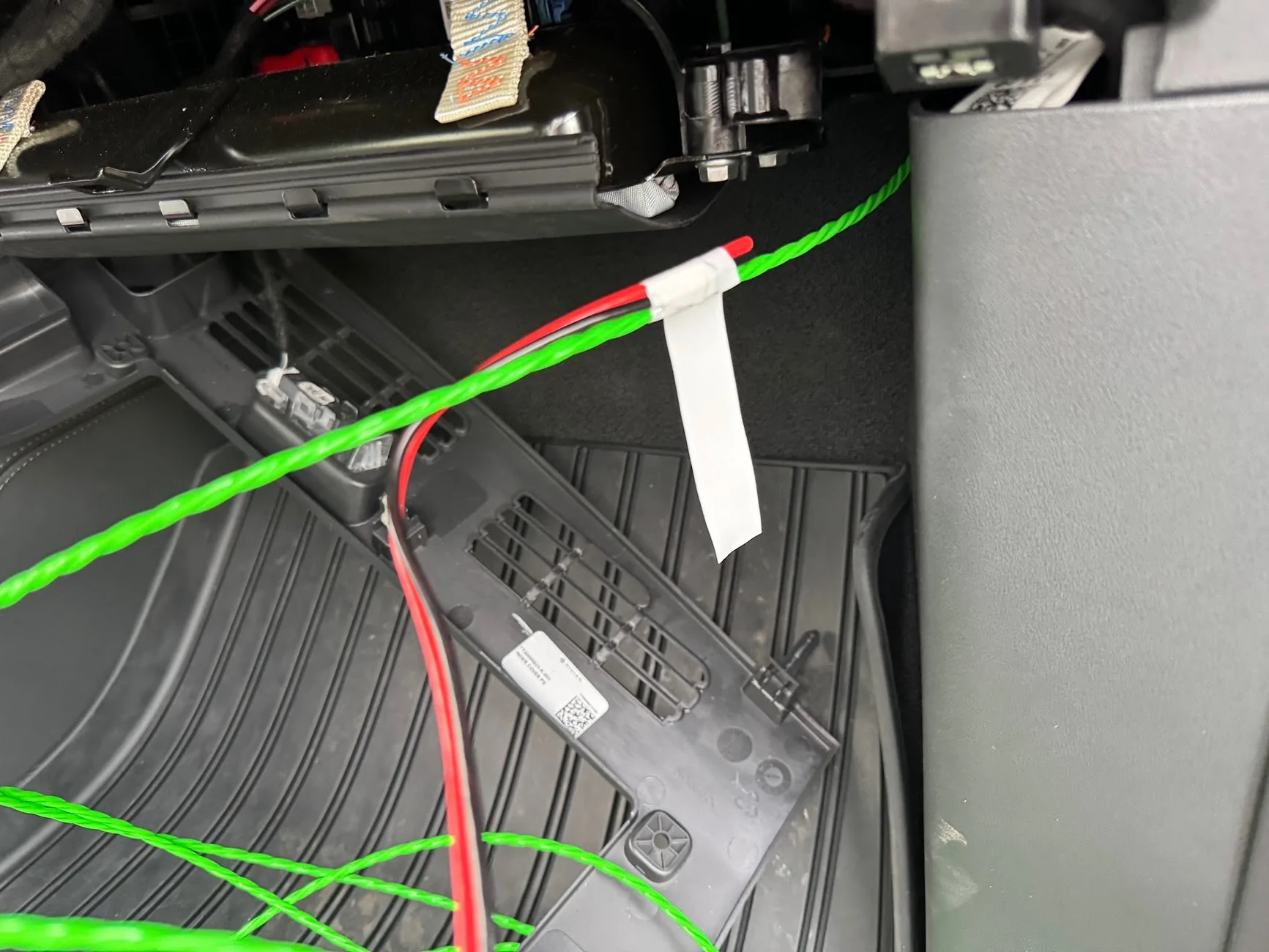 Rivian R1T R1S 50W Mobile GMRS Hidden Install - Midland MXT575 (full DIY build) IMG_2605