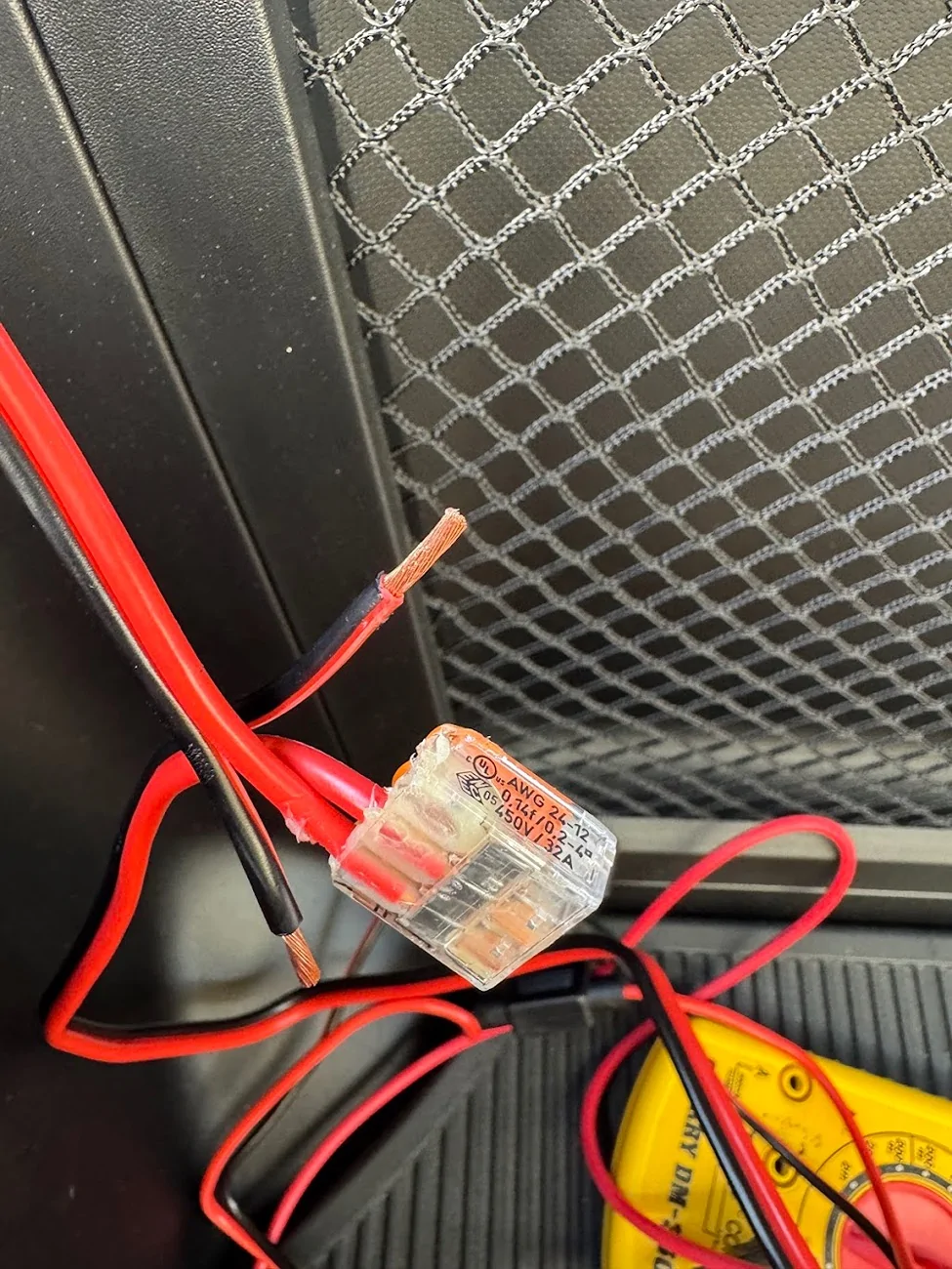Rivian R1T R1S 50W Mobile GMRS Hidden Install - Midland MXT575 (full DIY build) IMG_2624