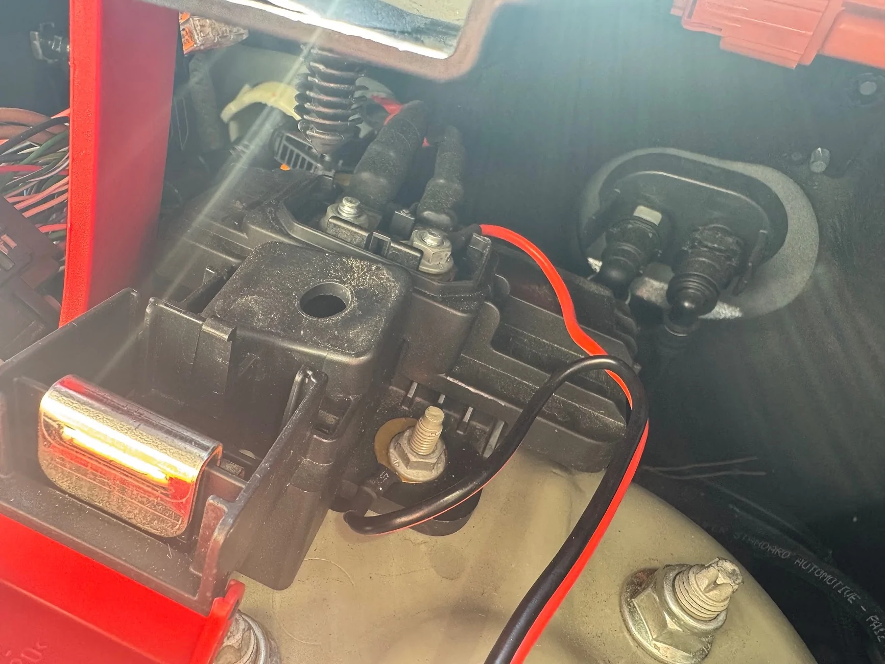 Rivian R1T R1S 50W Mobile GMRS Hidden Install - Midland MXT575 (full DIY build) IMG_2627