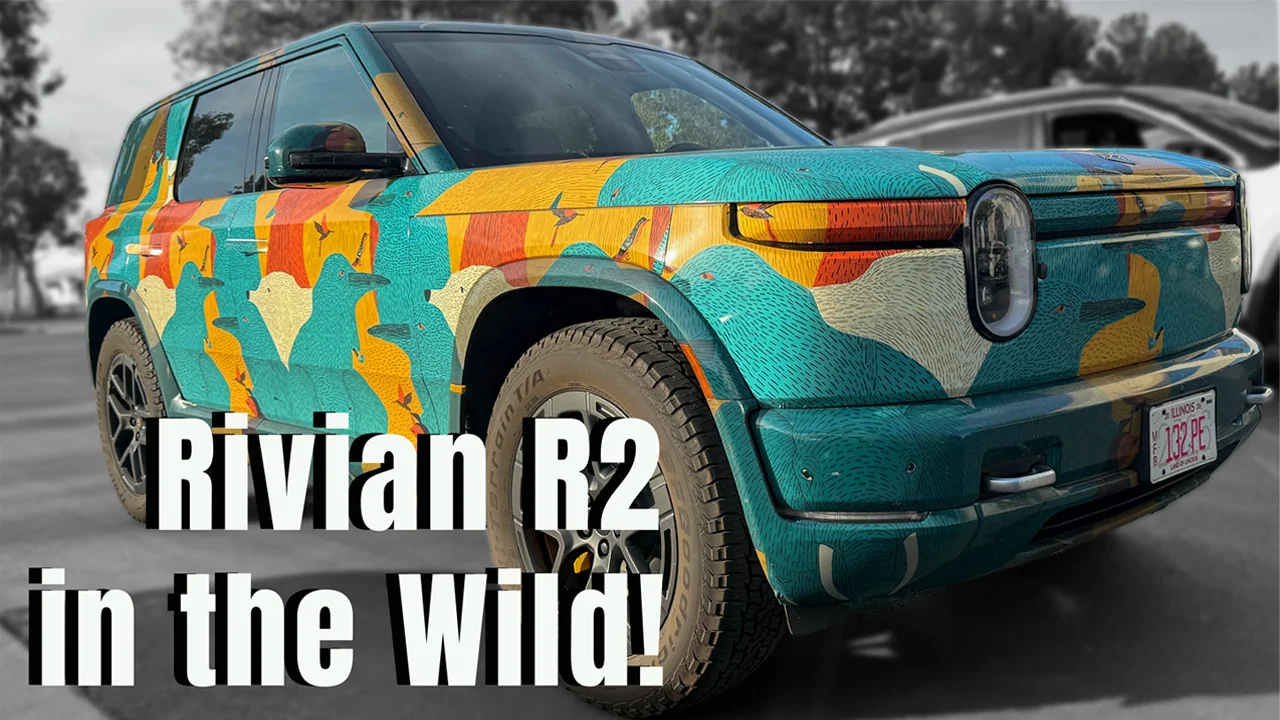 Rivian R1T R1S Got up close with Rivian R2 last week IMG_8641