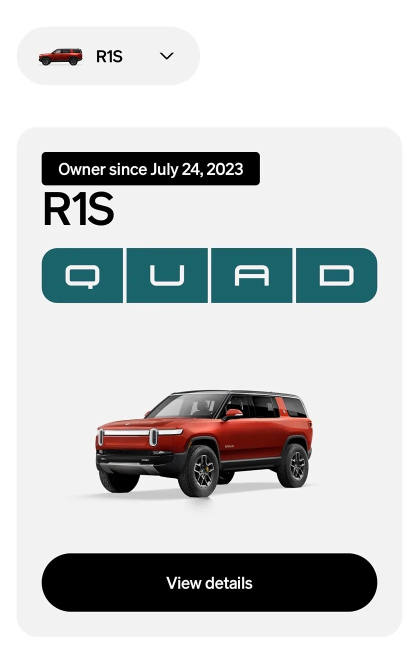Rivian R1T R1S "Owner Since" date info now displayed in Rivian Account 3/2026 IMG_1663