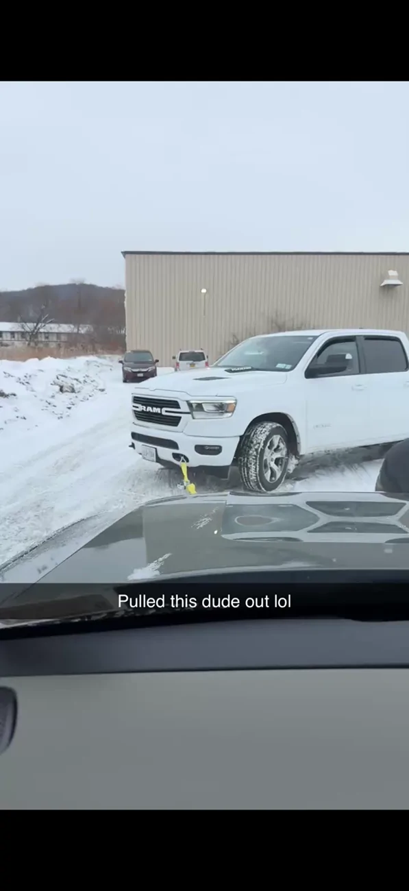 Rivian R1T R1S First time helping a stuck driver IMG_7347
