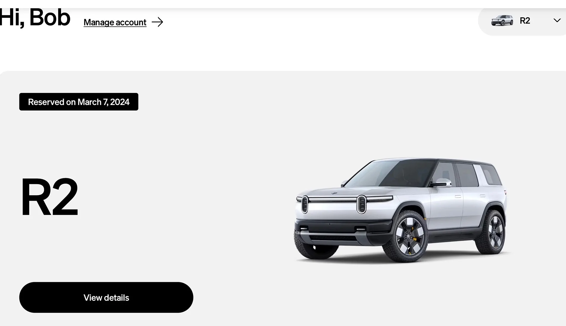 Rivian R1T R1S "Owner Since" date info now displayed in Rivian Account 3/2026 IMG_4425