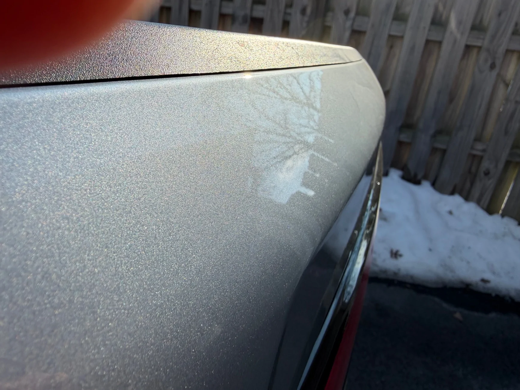 Rivian R1T R1S Unavoided Tailgate Dent Episode IMG_0334